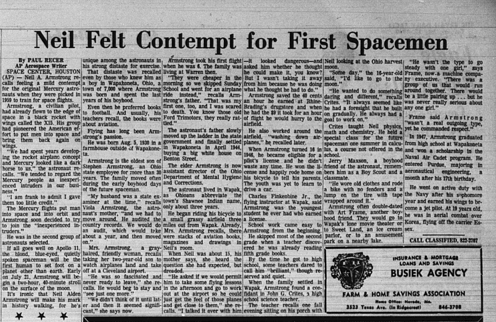 The Eagle Archives: July 15, 1969